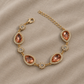 Vintage Juwel Tropfenarmband