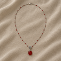 Vintage Handgefertigte Perlenkette