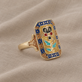 Ornater Emaille-Schildring