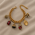 Verzaubertes Armband mit Goldakzenten
