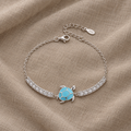 Schildkröte Armband mit synthetischem Zirkon