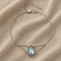 Stein Lebensbaum Armband