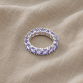 Tansanite Amethyst Ring