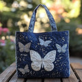 Professionelle Tasche - Silberner Schmetterling