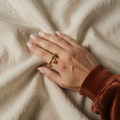 Zeitlose Goldene Stern Verstellbare Ring