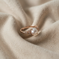 Perlenblumen-Designring
