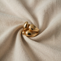 Zweifarbiger Goldlegierung Ring