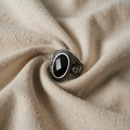 Schwarzer Onyx Ring