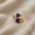Noctira Violette Herzring | Gold