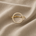 Runder Würfel Zirkonia Ring