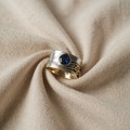 Saphir Traum Antikgold Oberfläche