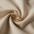 Verona Link Chain Verstellbarer Ring