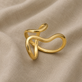 Verstellbarer Goldener Verführung Ring