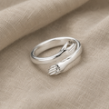 Verstellbarer Liebesring aus 925 Sterling Silber