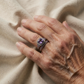 Valerija Erhöhungs-Ring-Set | Weißgold