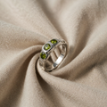Vintage Goldring mit Edelsteinen