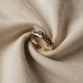 Vintage Farbiger Goldring
