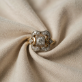 Vintage Zirkonia-Goldring