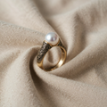 Vintage-inspirierter vergoldeter Ring