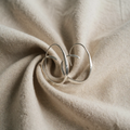 Offene Spiral-Oval-Tropfenohrringe