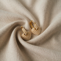 Perlen der Liebe Gold Ohrringe