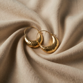 Vintage-inspirierte Goldene Ohrringe