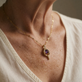 Amethyst Seilkette | Gold