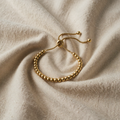 Armband goldfarben mit Kugelglieder