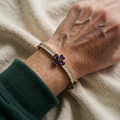 Amethyst Herzarmband | Gold